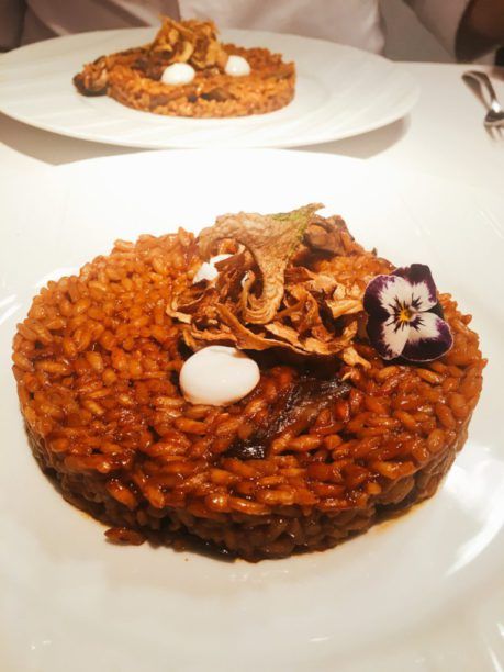 Arroz seco de Alcachofas y Pato menu alcachofas restaurante nectari