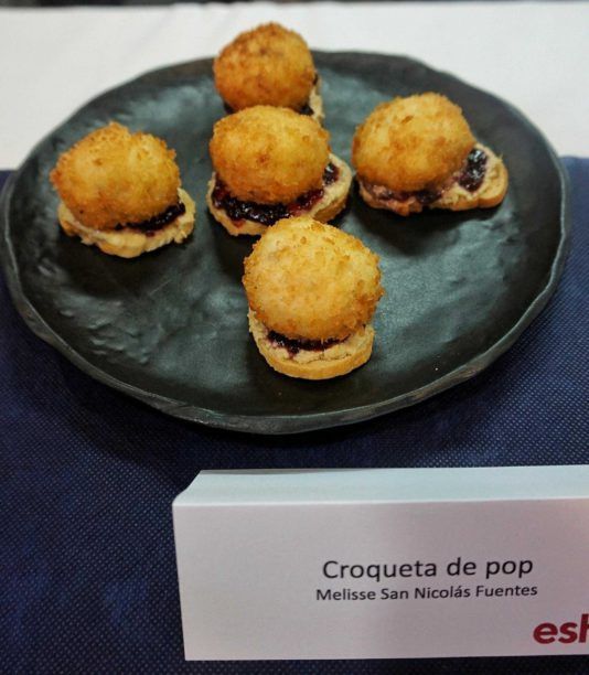 croquetas de pulpo y foie croquetas de pulpo