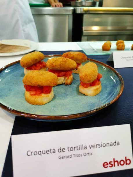 Croquetas de Tortilla de Patatas concurso anual croquetas