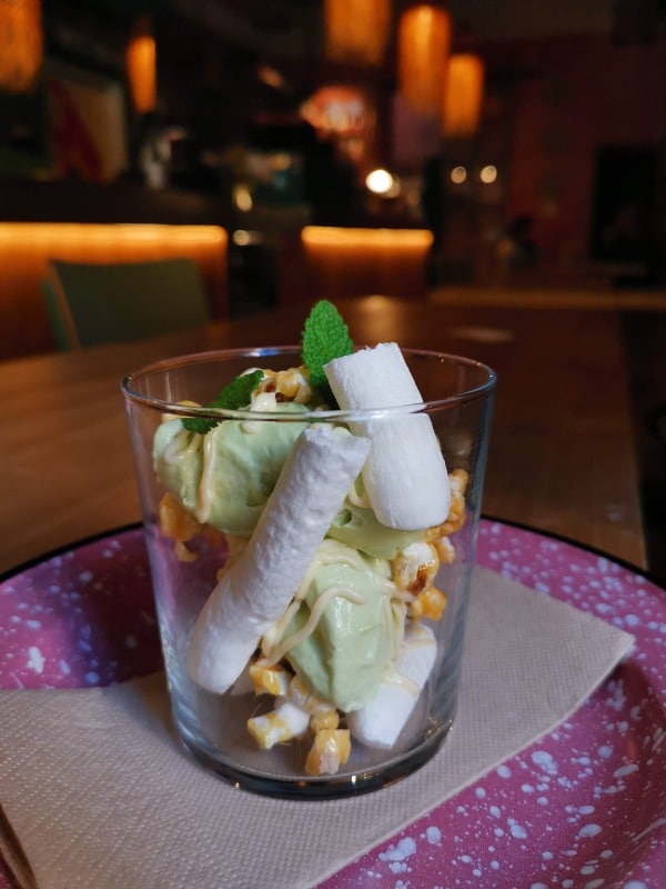 Helado de Aguacate y Aguardiente Postres la brillantina